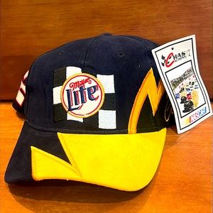 Vintage 1999 NASCAR CHASE RUSTY WALLACE MILLER LITE RACING HAT NEW RARE